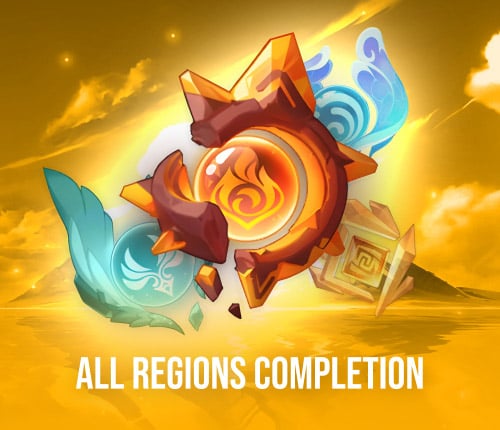 GENSHIN IMPACT ALL REGIONS 100% COMPLETION BUNDLE